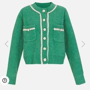 Urban Revivo Green Cardigan